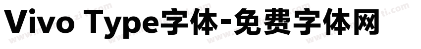 Vivo Type字体字体转换